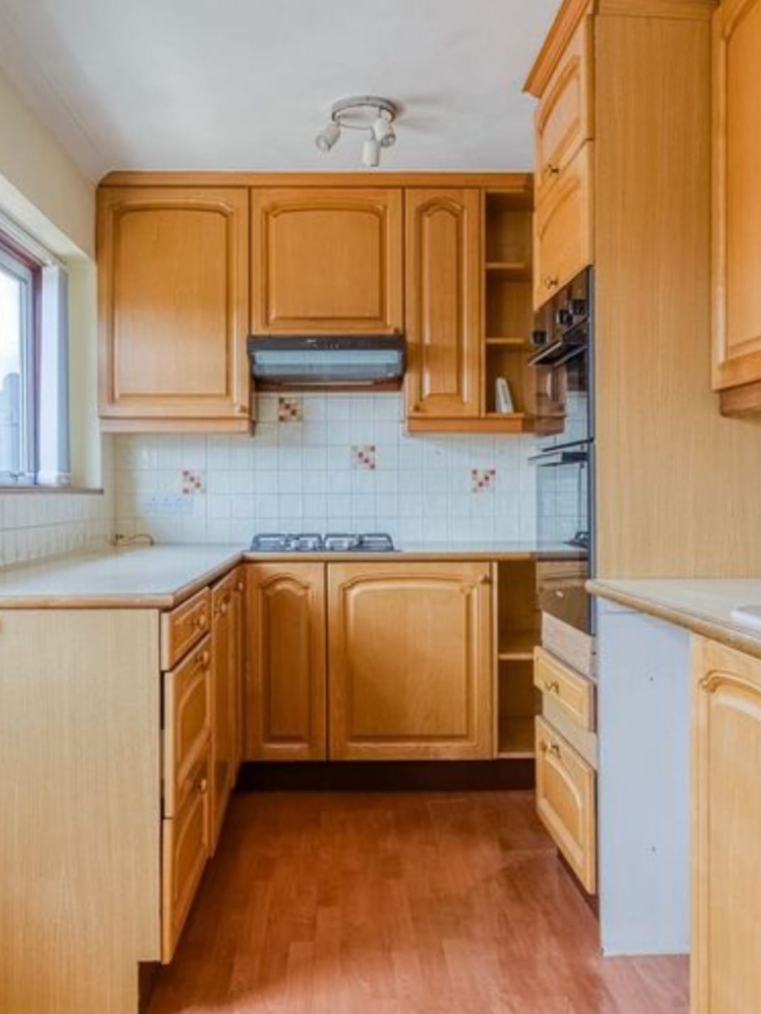 Kitchen before work started, by R. Plane Carpenter, Norwich.