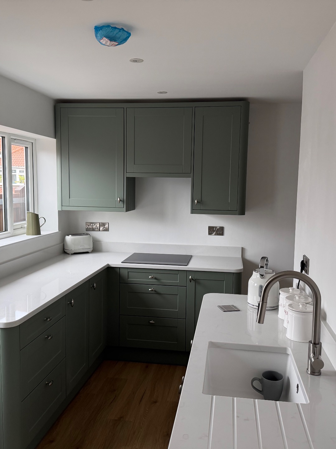 Kitchen finished — Kitchen refurbishment, by R. Plane Carpenter, Norwich.